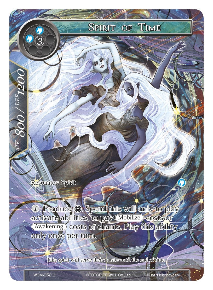 Spirit of Time (Full Art) (52) [WOM] - Force of Will Single