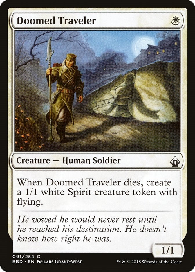 Doomed Traveler (91) [BBD] - MTG Single