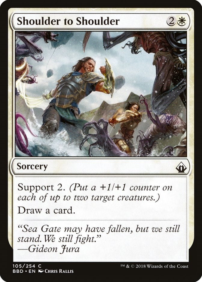 Shoulder to Shoulder (105) [BBD] - MTG Single