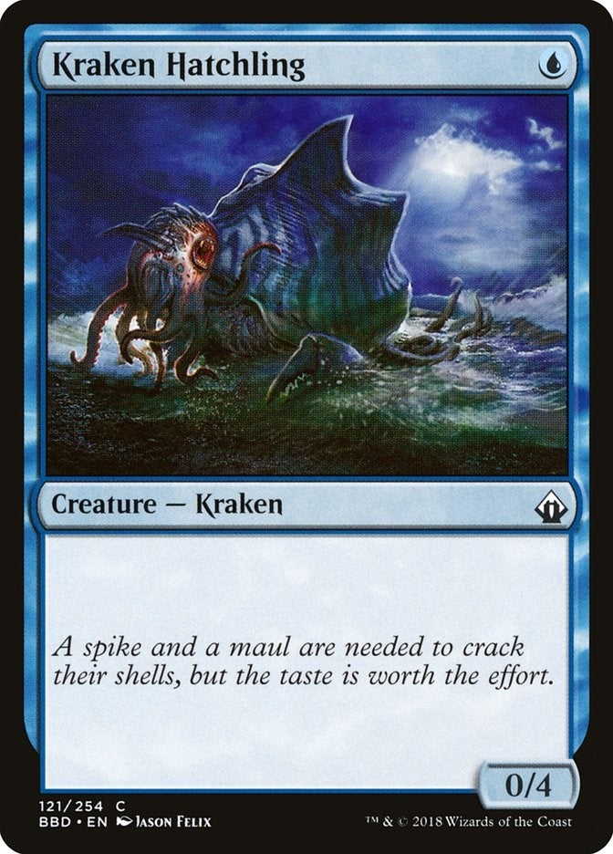Kraken Hatchling (121) [BBD] - MTG Single