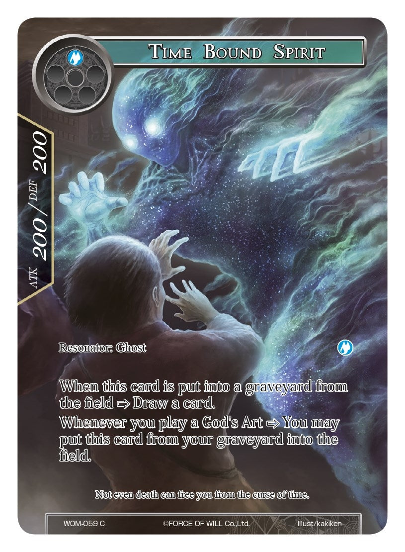 Time Bound Spirit (Full Art) (59) [WOM] - Force of Will Single