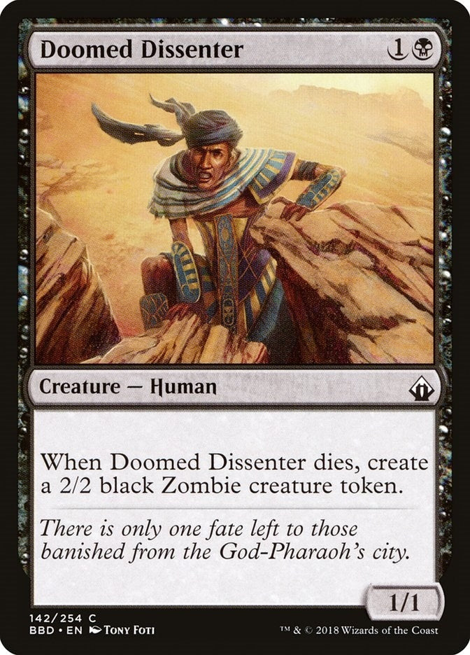 Doomed Dissenter (142) [BBD] - MTG Single