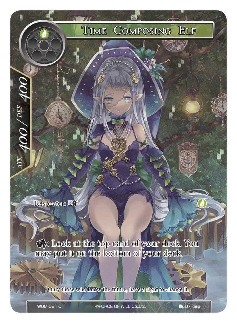 Time Composing Elf (Full Art) (81) [WOM] - Force of Will Single