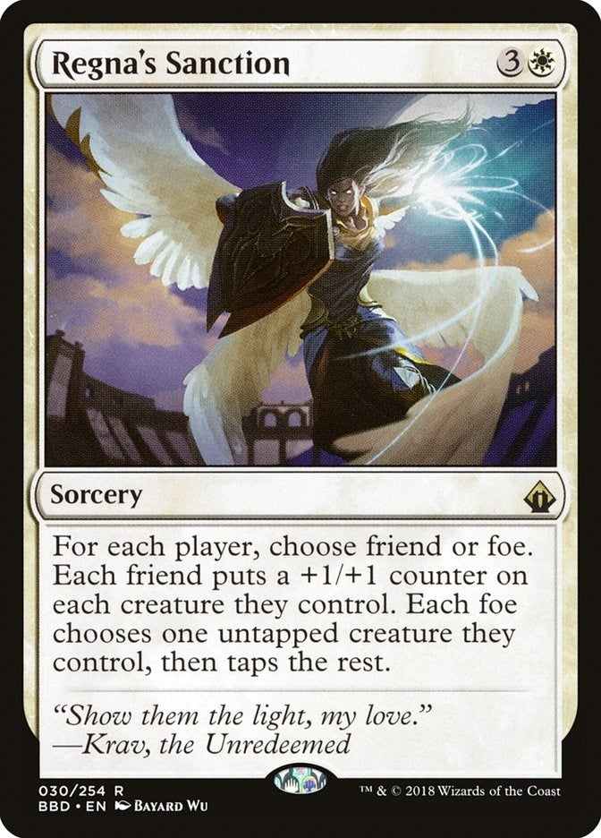 Regna’s Sanction (30) [BBD] - MTG Single