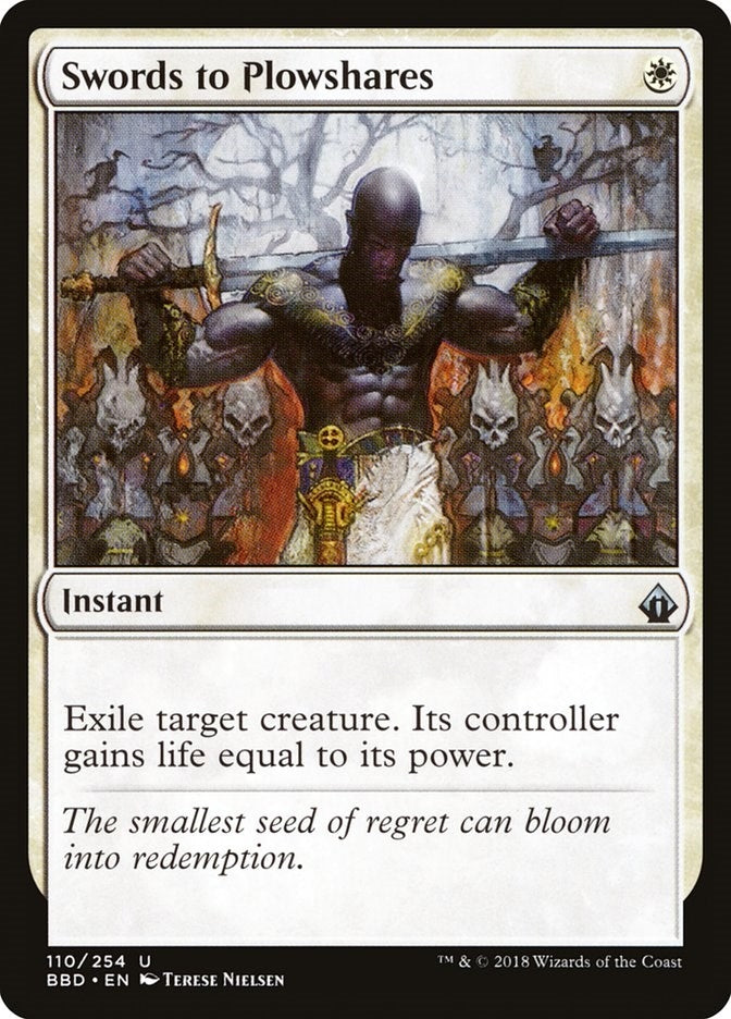 Swords to Plowshares (110) [BBD] - MTG Single