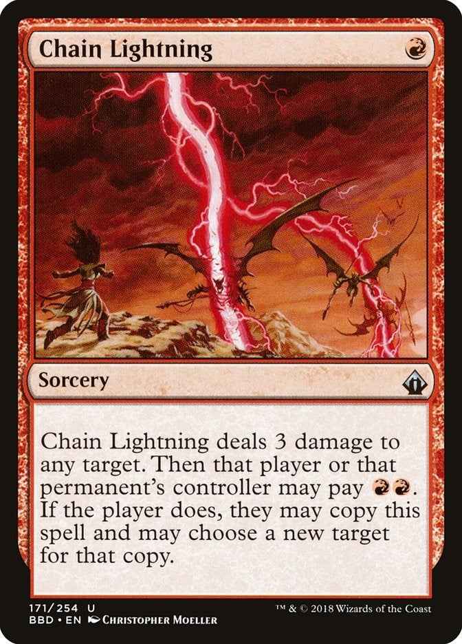 Chain Lightning (171) [BBD] - MTG Single