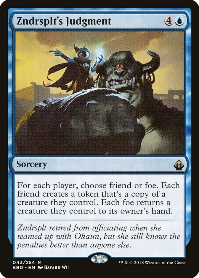 Zndrsplt’s Judgment (43) [BBD] - MTG Single