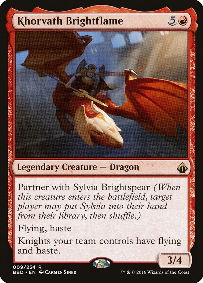 Khorvath Brightflame (9) [BBD] - MTG Single