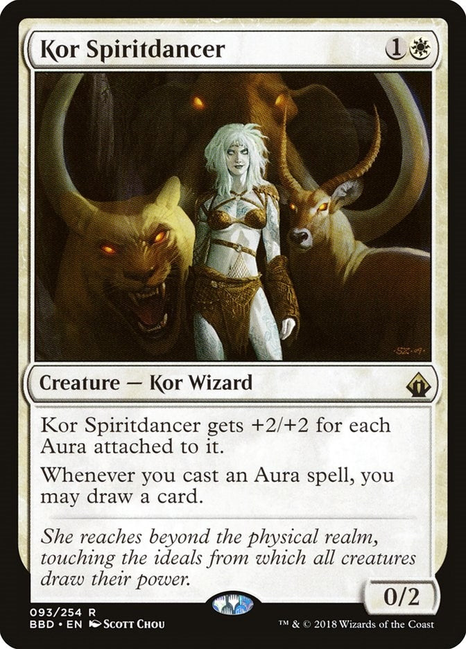 Kor Spiritdancer (93) [BBD] - MTG Single