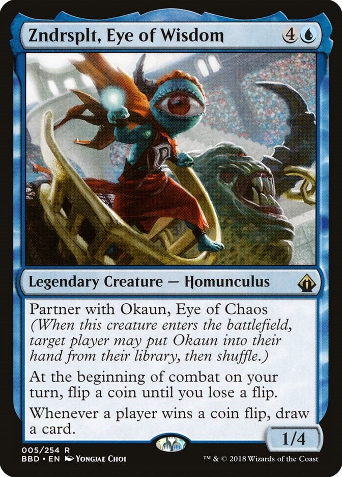 Zndrsplt Eye of Wisdom (5) [BBD] - MTG Single