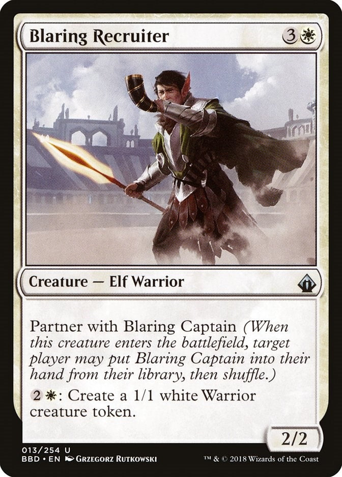 Blaring Recruiter (13) [BBD] - MTG Single