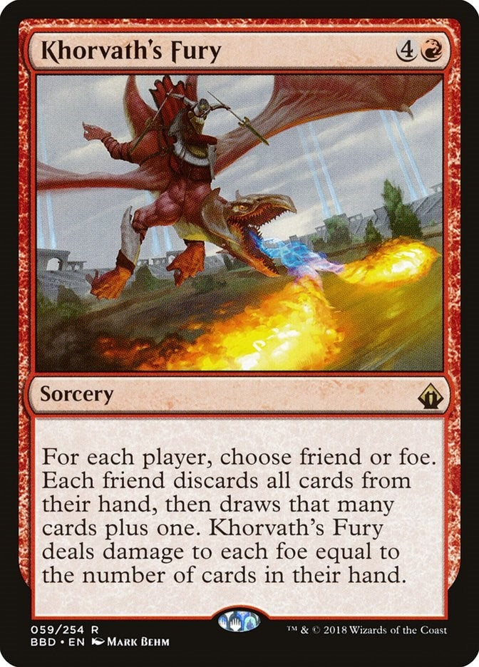 Khorvath’s Fury (59) [BBD] - MTG Single