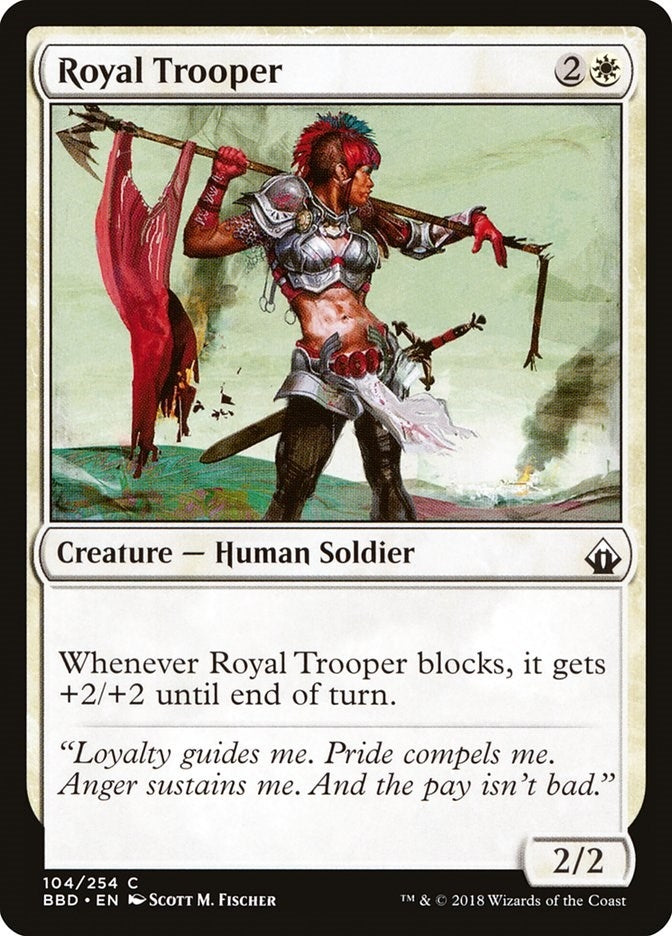 Royal Trooper (104) [BBD] - MTG Single