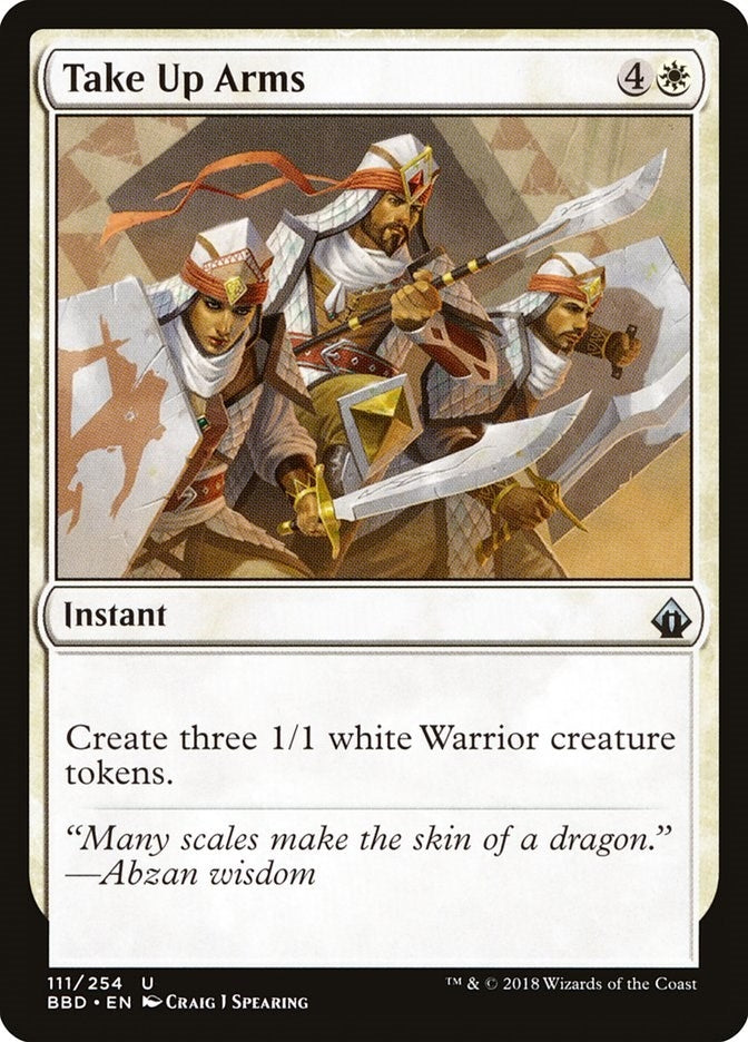 Take Up Arms (111) [BBD] - MTG Single