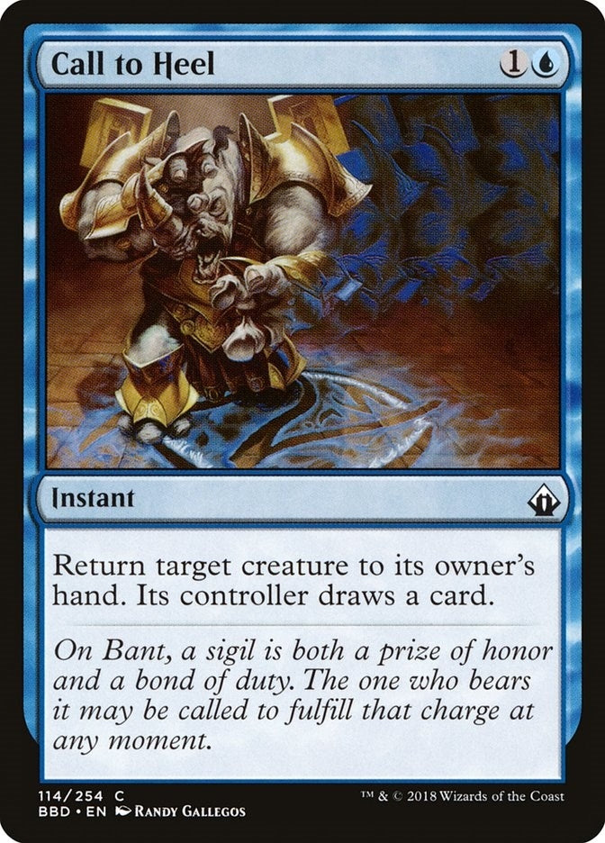 Call to Heel (114) [BBD] - MTG Single