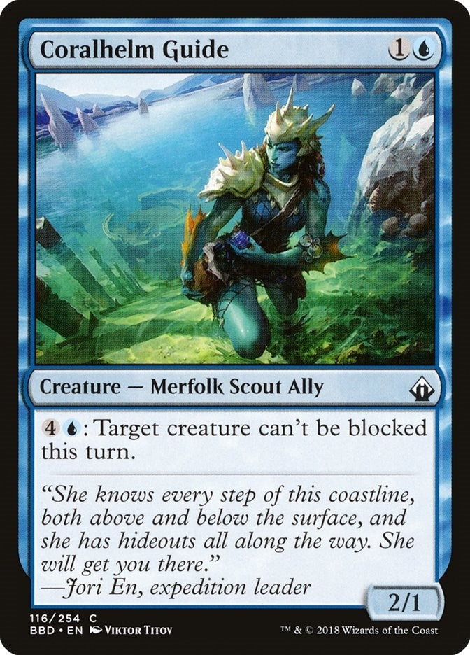 Coralhelm Guide (116) [BBD] - MTG Single
