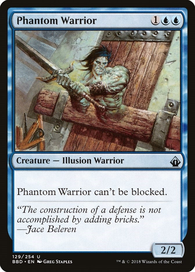 Phantom Warrior (129) [BBD] - MTG Single