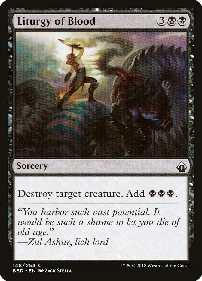 Liturgy of Blood (148) [BBD] - MTG Single