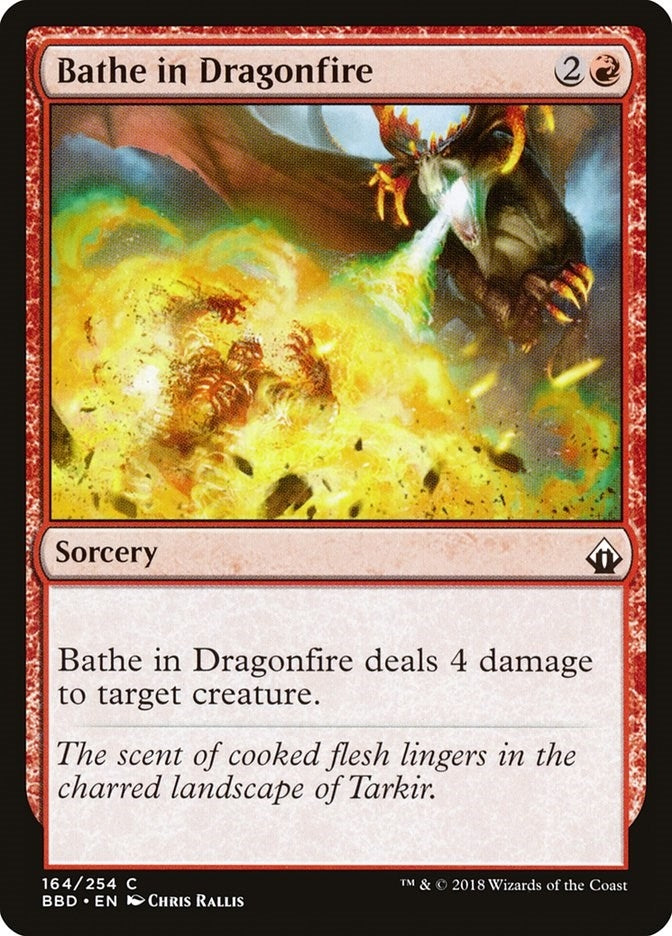 Bathe in Dragonfire (164) [BBD] - MTG Single