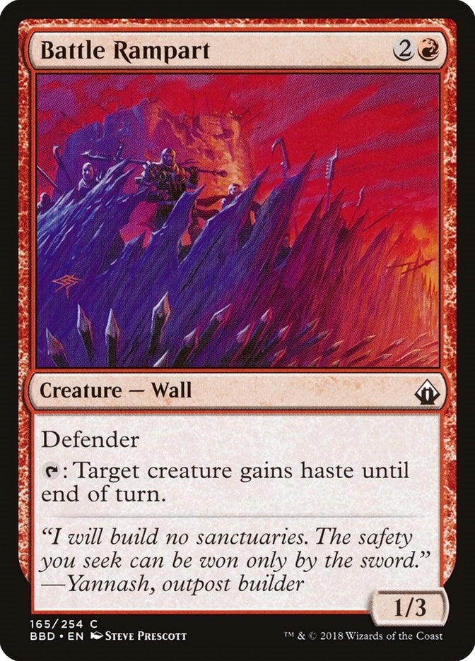 Battle Rampart (165) [BBD] - MTG Single