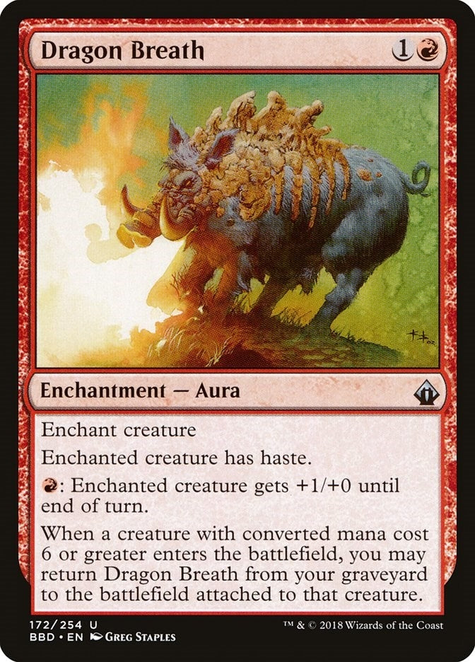 Dragon Breath (172) [BBD] - MTG Single