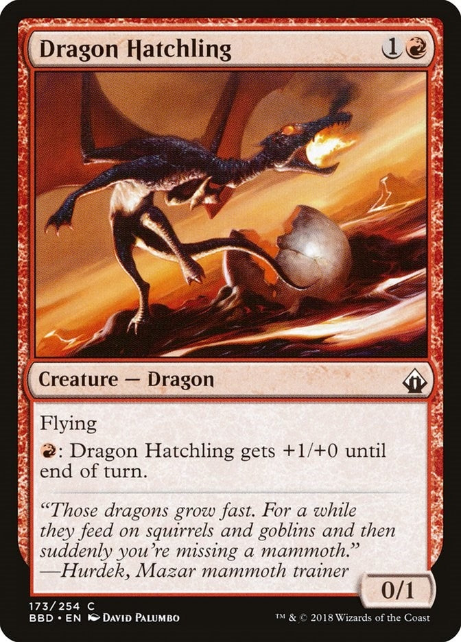 Dragon Hatchling (173) [BBD] - MTG Single