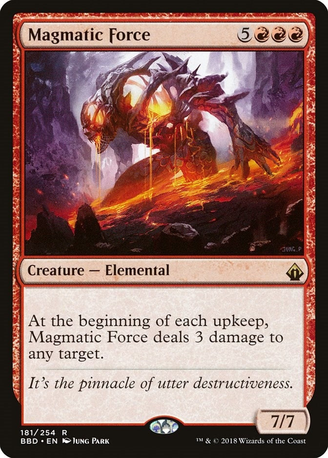Magmatic Force (181) [BBD] - MTG Single