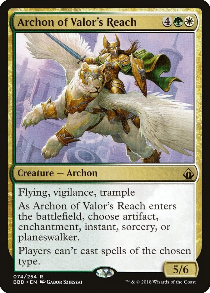 Archon of Valor’s Reach (74) [BBD] - MTG Single