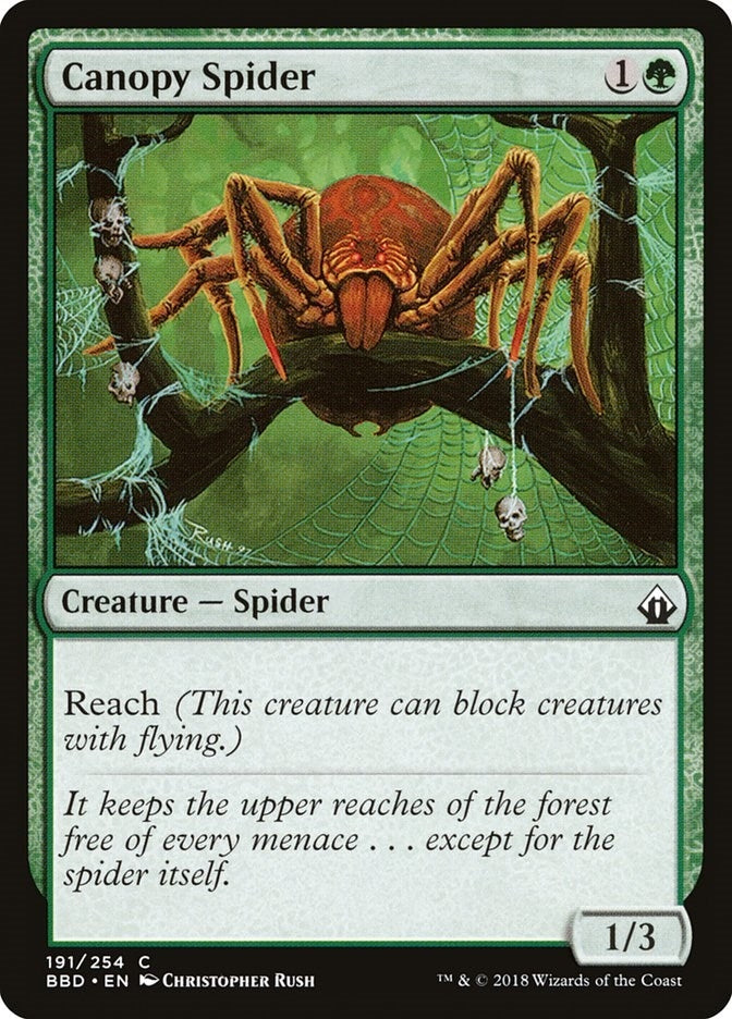 Canopy Spider (191) [BBD] - MTG Single
