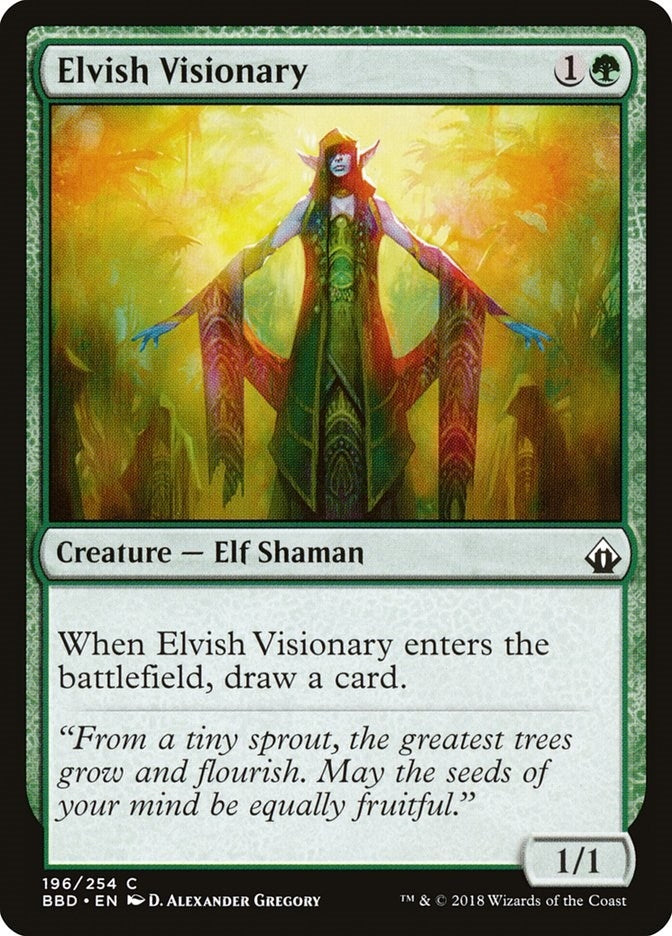 Elvish Visionary (196) [BBD] - MTG Single