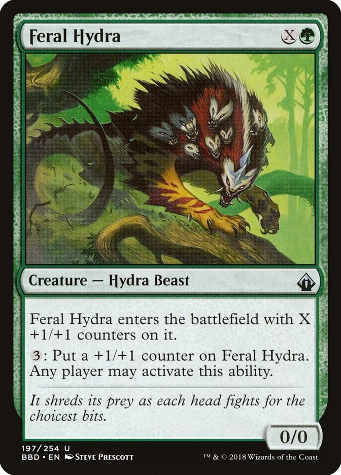 Feral Hydra (197) [BBD] - MTG Single