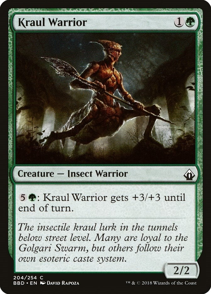 Kraul Warrior (204) [BBD] - MTG Single