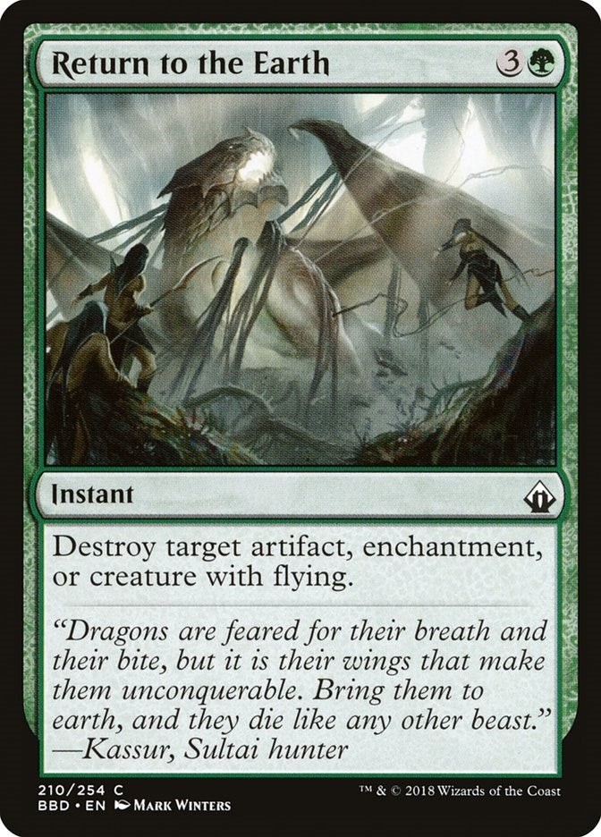 Return to the Earth (210) [BBD] - MTG Single