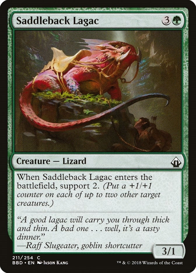 Saddleback Lagac (211) [BBD] - MTG Single