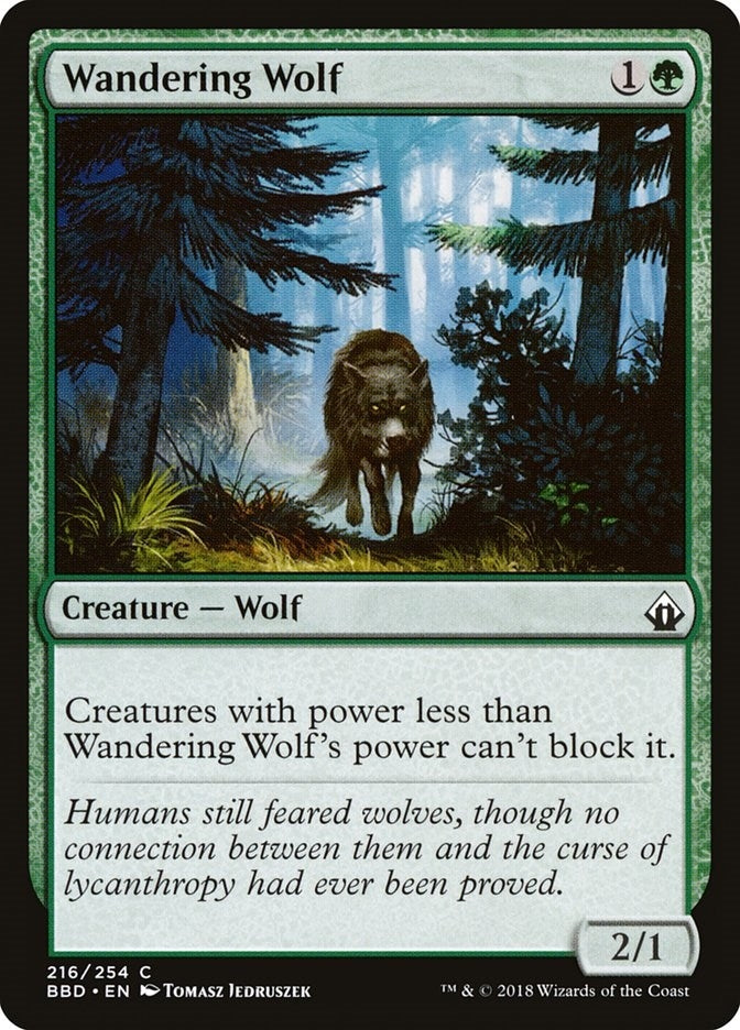 Wandering Wolf (216) [BBD] - MTG Single