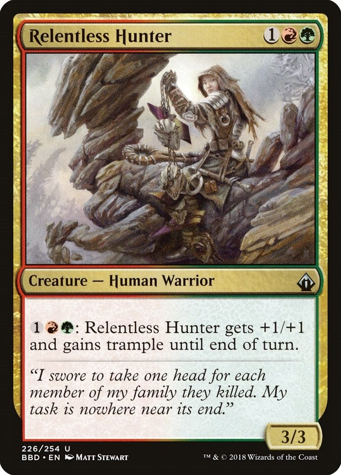 Relentless Hunter (226) [BBD] - MTG Single
