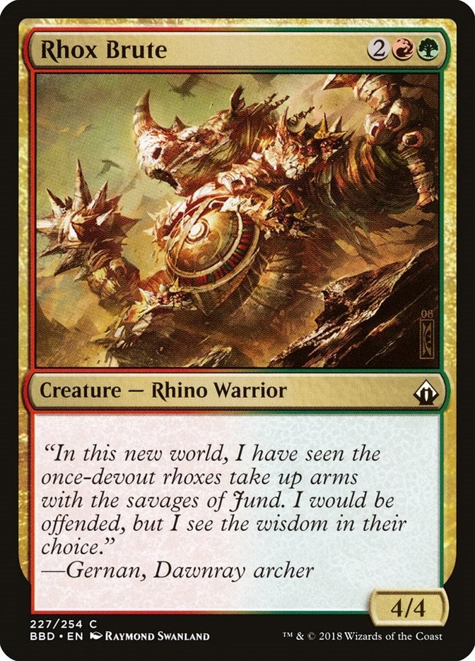 Rhox Brute (227) [BBD] - MTG Single