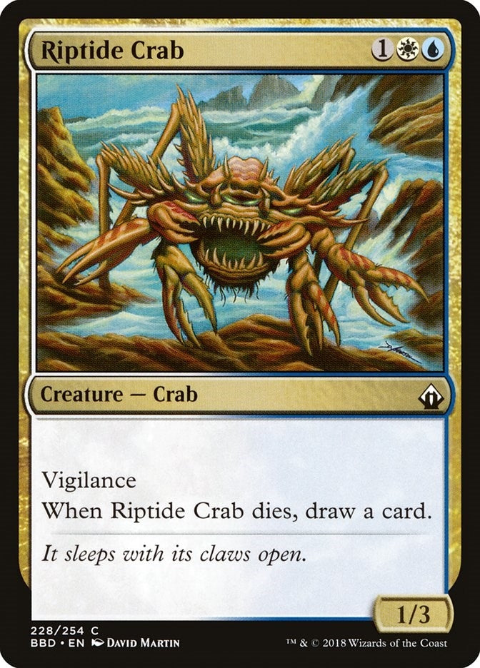 Riptide Crab (228) [BBD] - MTG Single