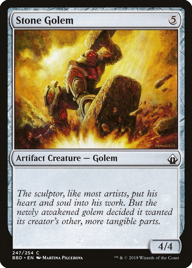 Stone Golem (247) [BBD] - MTG Single