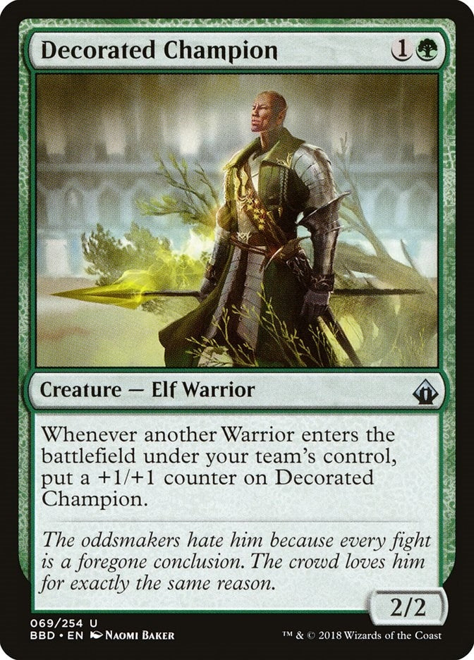 Decorated Champion (69) [BBD] - MTG Single