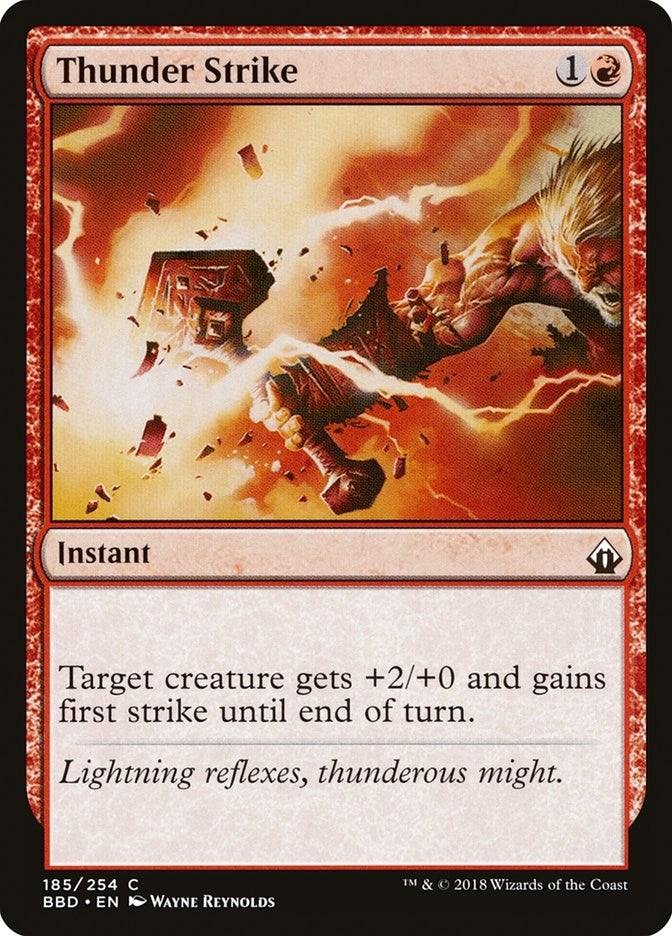 Thunder Strike (185) [BBD] - MTG Single
