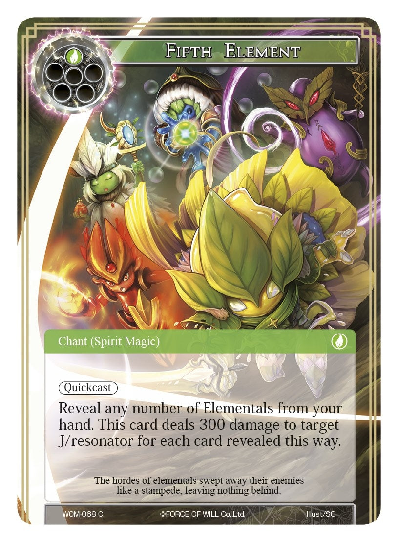 Fifth Element (68) [WOM] - Force of Will Single