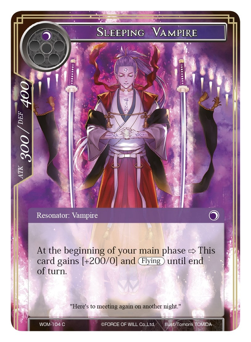 Sleeping Vampire (104) [WOM] - Force of Will Single
