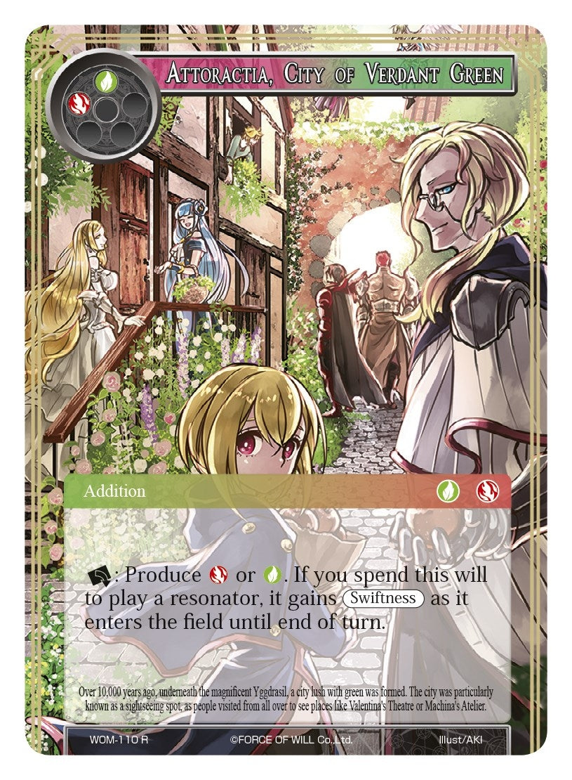 Attoractia City of Verdant Green (110) [WOM] - Force of Will Single