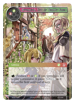 Attoractia City of Verdant Green (110) [WOM] - Force of Will Single