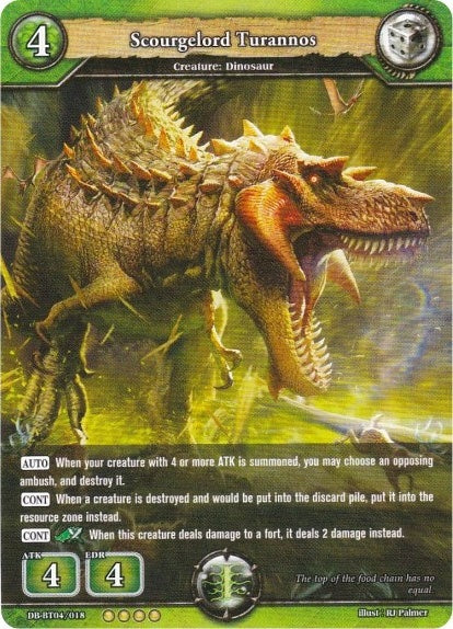 Scourgelord Turannos (4018) [BP04] - Dragoborne Single