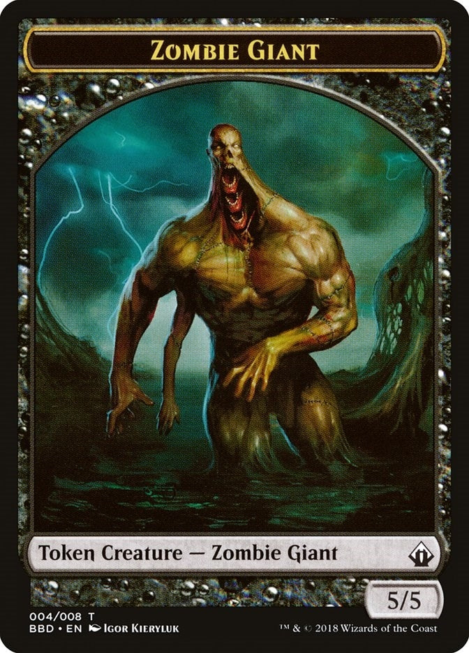 Zombie Giant Token (0) [BBD] - MTG Single