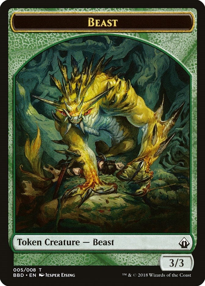 Beast Token (0) [BBD] - MTG Single