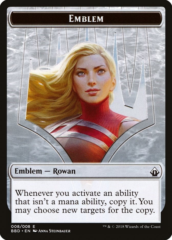 Emblem - Rowan Kenrith (0) [BBD] - MTG Single