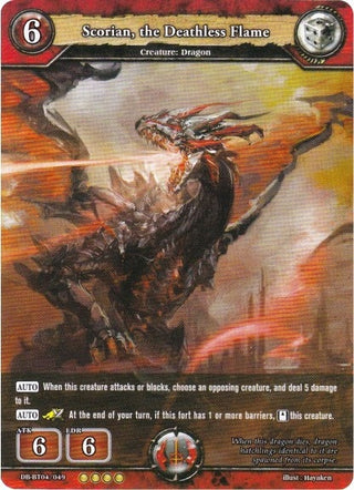 Scorian the Deathless Flame (4049) [BP04] - Dragoborne Single